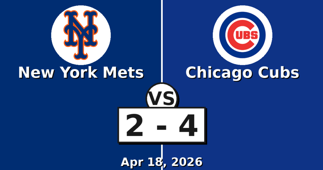 New York Mets vs Chicago Cubs Match Player Stats