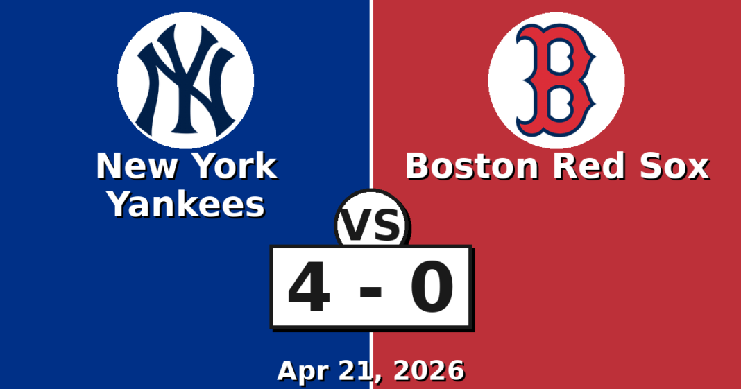 New York Yankees vs Boston Red Sox Match Player Stats