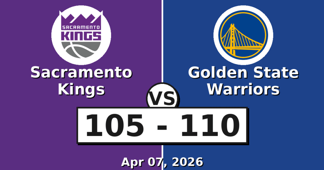 Sacramento Kings vs Golden State Warriors Match Player Stats (Apr 07, 2026)
