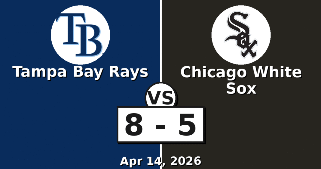 Tampa Bay Rays vs Chicago White Sox Match Player Stats