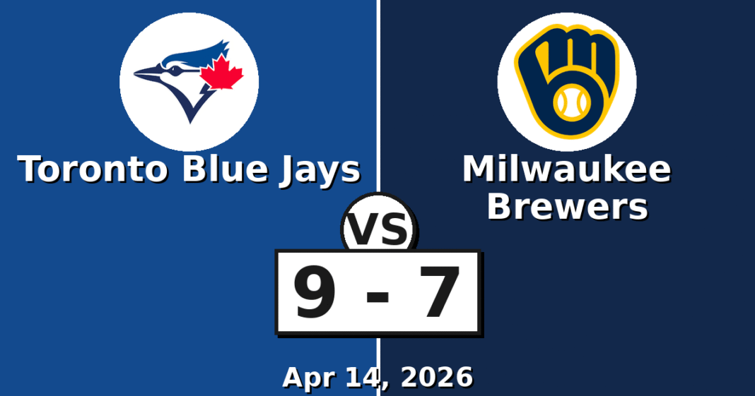 Toronto Blue Jays vs Milwaukee Brewers Match Player Stats