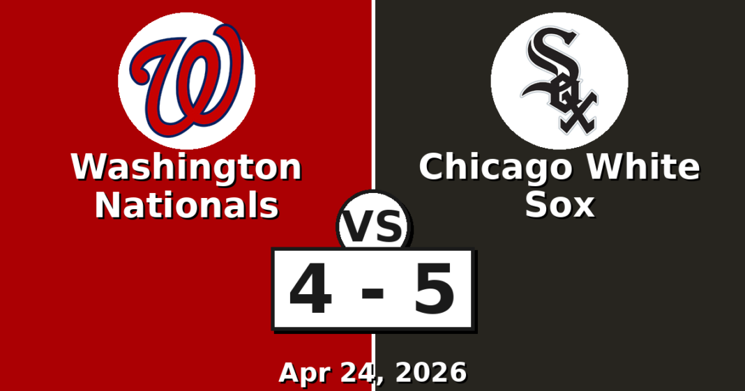 Washington Nationals vs Chicago White Sox Match Player Stats