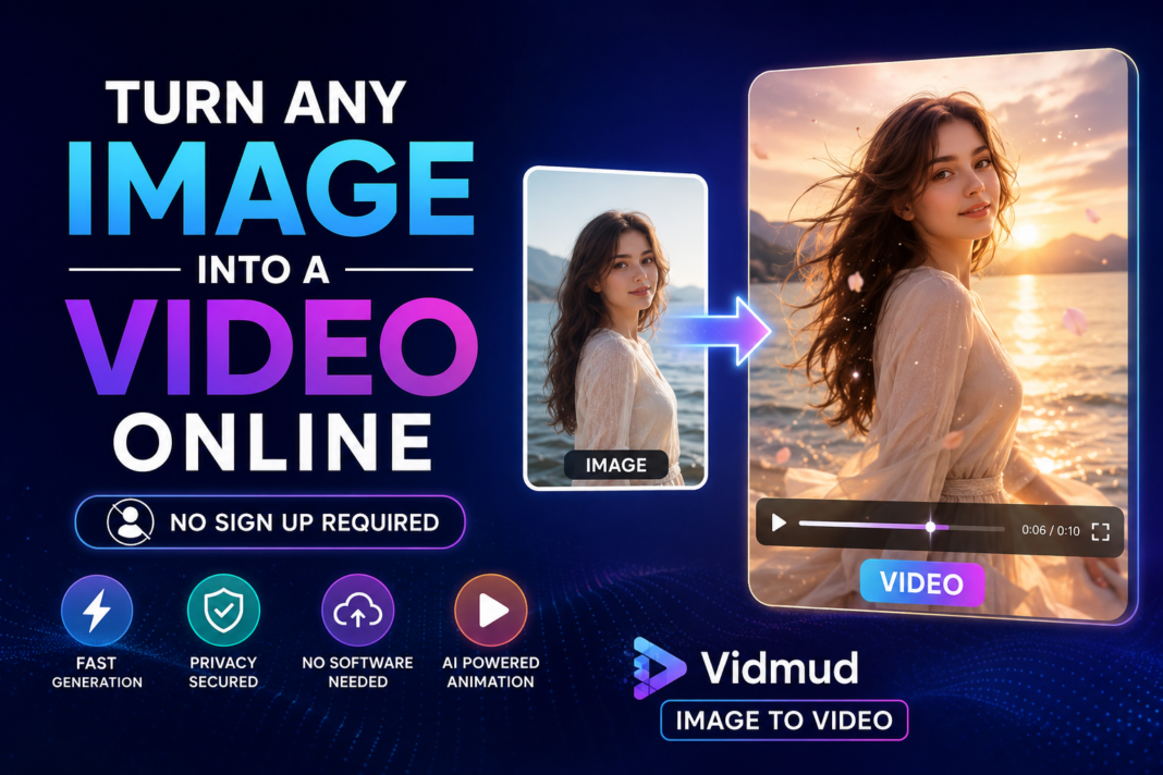 How to Turn Any Image into a Video Online Without Signing Up AI Image