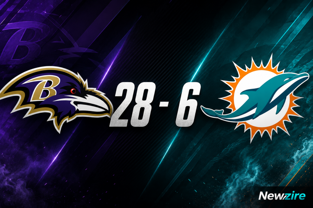 Baltimore Ravens vs Miami Dolphins Match Player Stats (Oct 30, 2025) Baltimore Ravens vs Miami Dolphins Match Player Stats