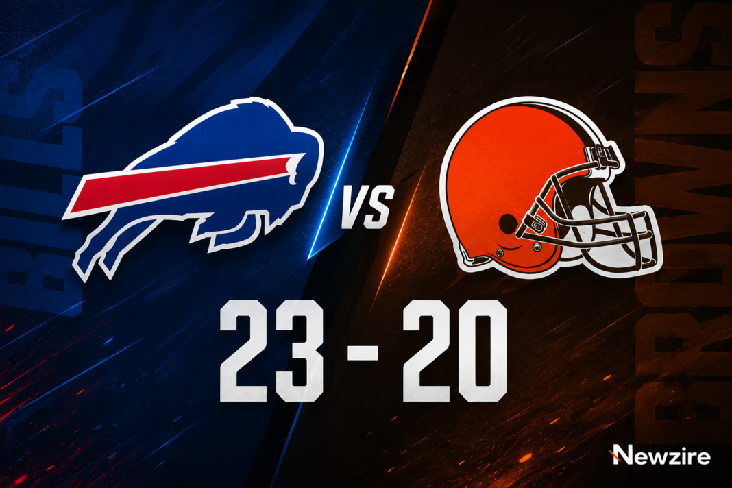 Buffalo Bills vs Cleveland Browns Match Player Stats