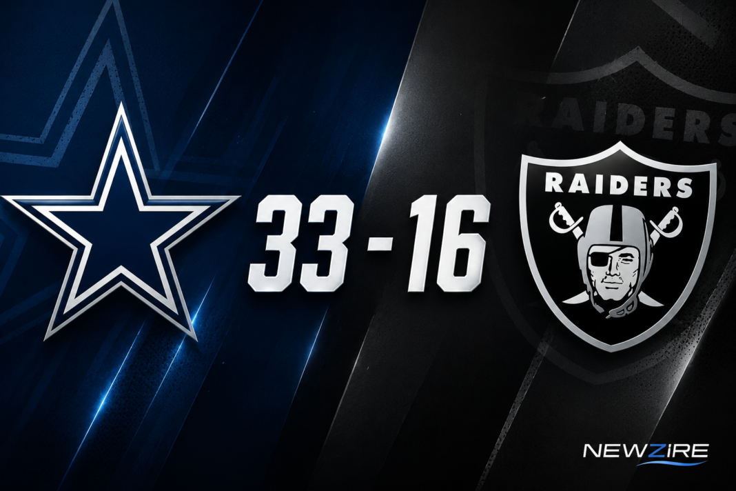 Dallas Cowboys vs Las Vegas Raiders Match Player Stats (Nov 17, 2025) Dallas Cowboys vs Las Vegas Raiders Match Player Stats