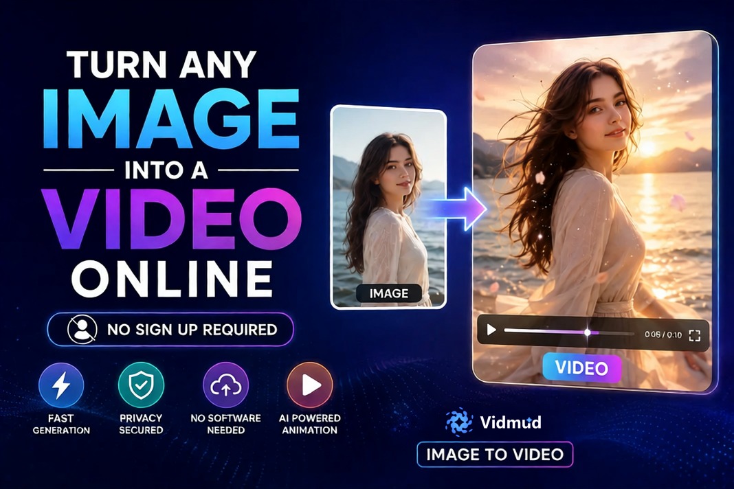 How to Turn Any Image into a Video Online Without Signing Up Vidmud