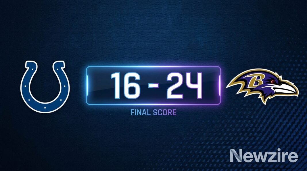 Indianapolis Colts vs Baltimore Ravens Match Player Stats