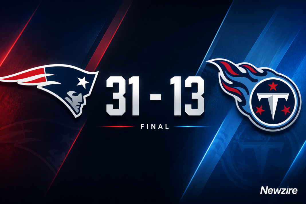 New England Patriots vs Tennessee Titans Match Player Stats (Oct 19, 2025) New England Patriots vs Tennessee Titans Match Player Stats