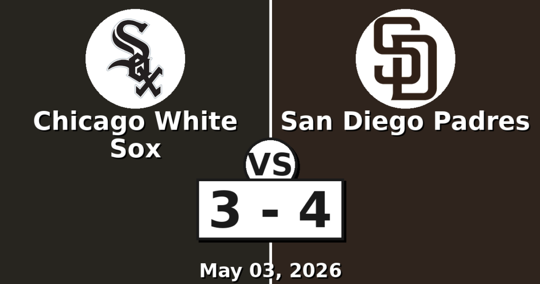 Chicago White Sox vs San Diego Padres Match Player Stats