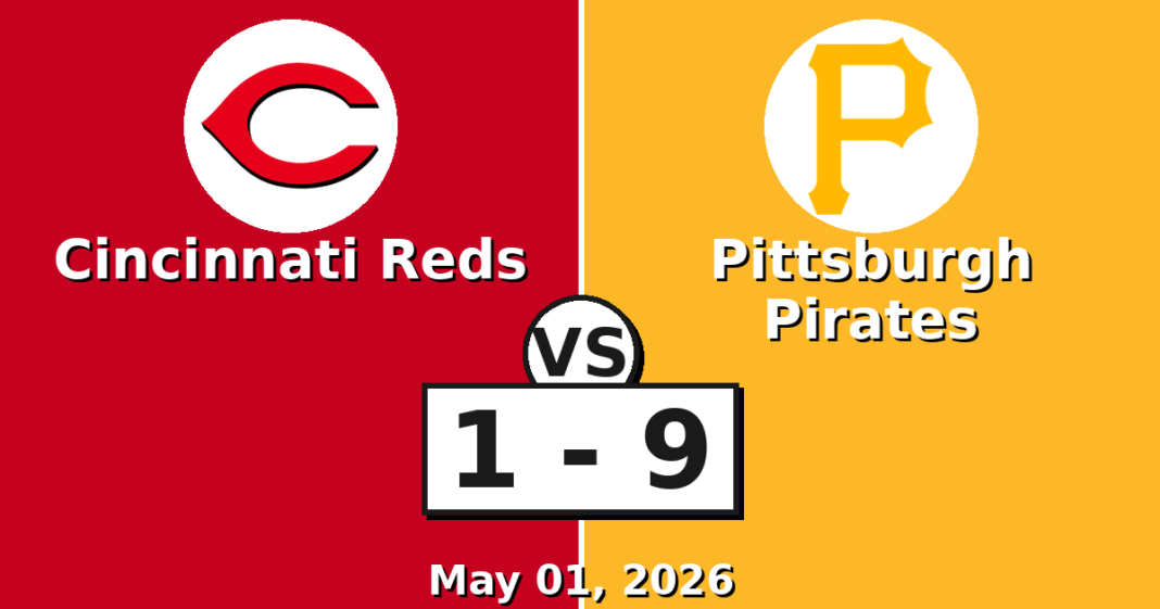 Cincinnati Reds vs Pittsburgh Pirates Match Player Stats
