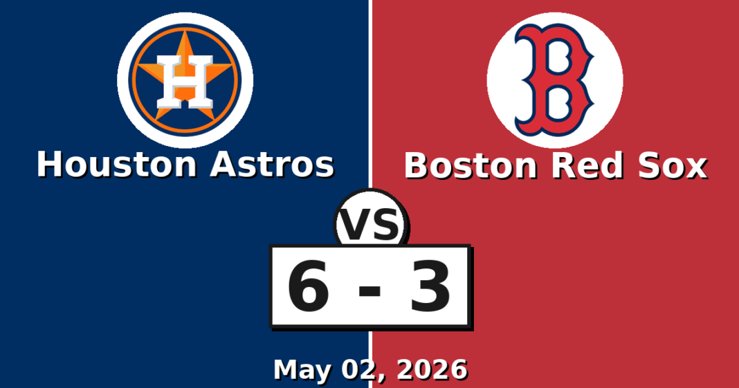 Houston Astros vs Boston Red Sox Match Player Stats