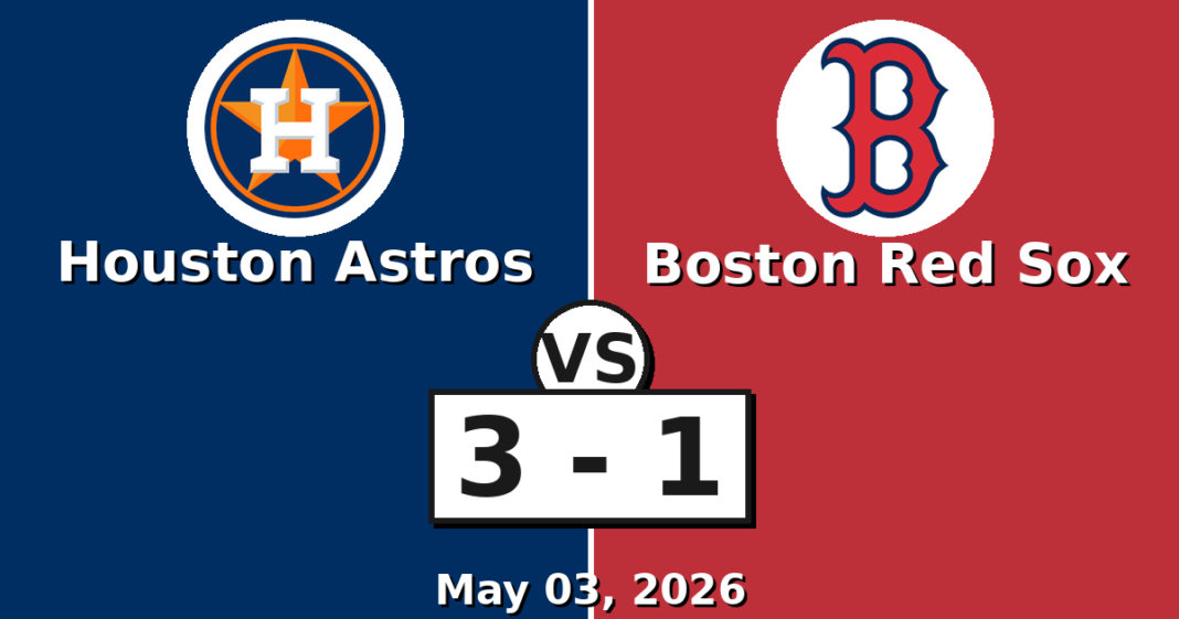 Houston Astros vs Boston Red Sox Match Player Stats