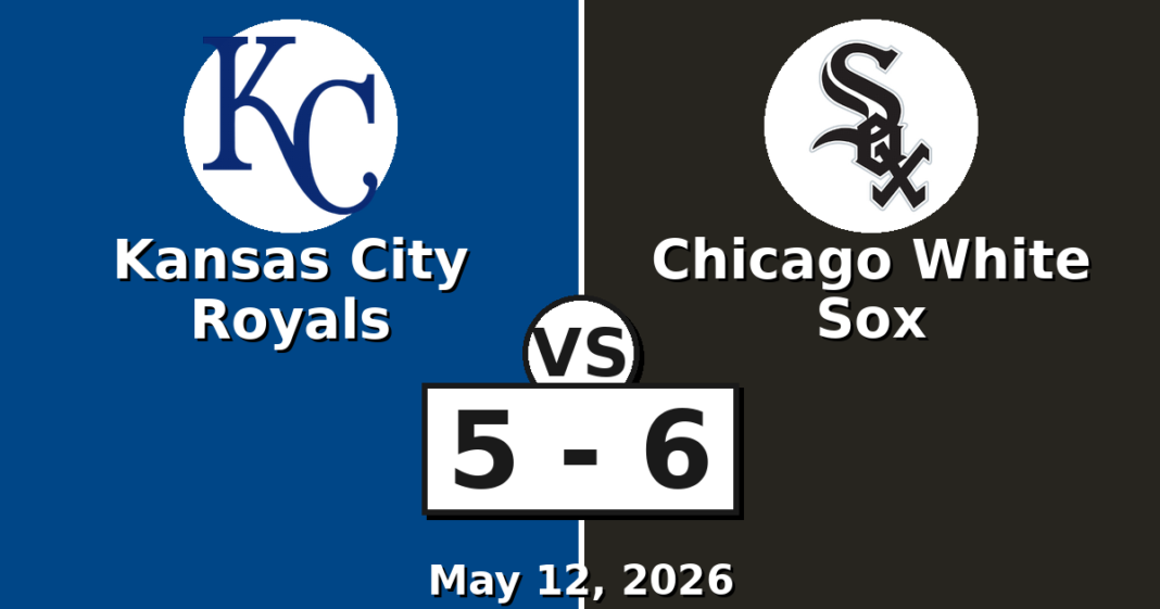 Kansas City Royals vs Chicago White Sox Match Player Stats (May 12, 2026) Kansas City Royals vs Chicago White Sox Match Player Stats