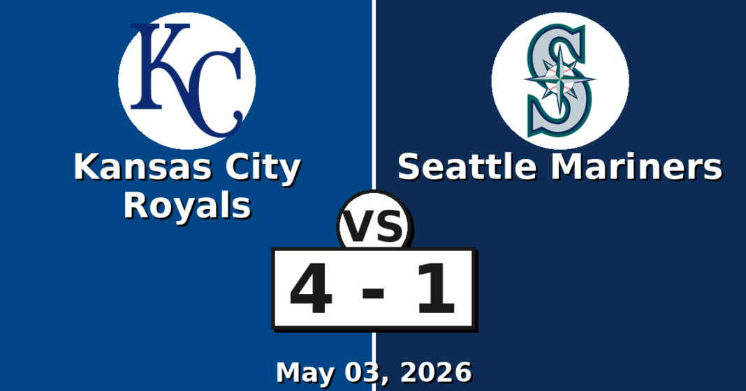 Kansas City Royals vs Seattle Mariners Match Player Stats