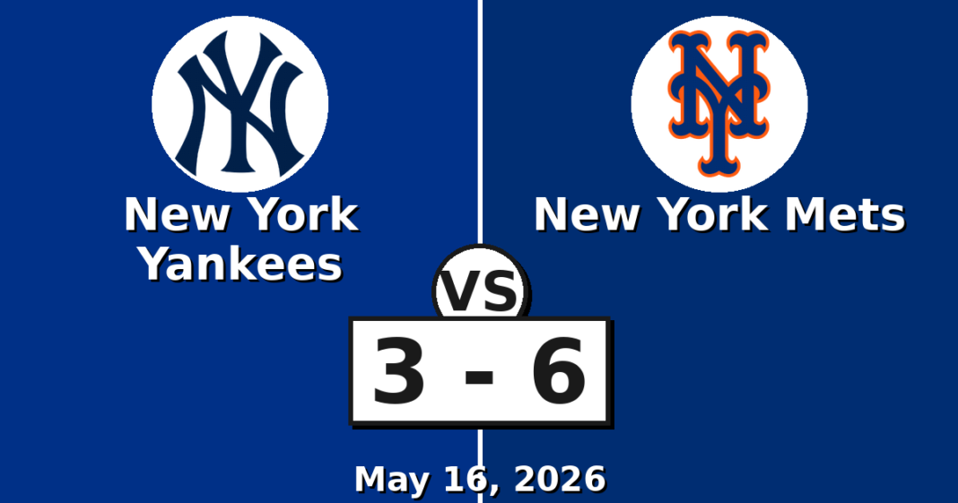 New York Yankees vs New York Mets Match Player Stats