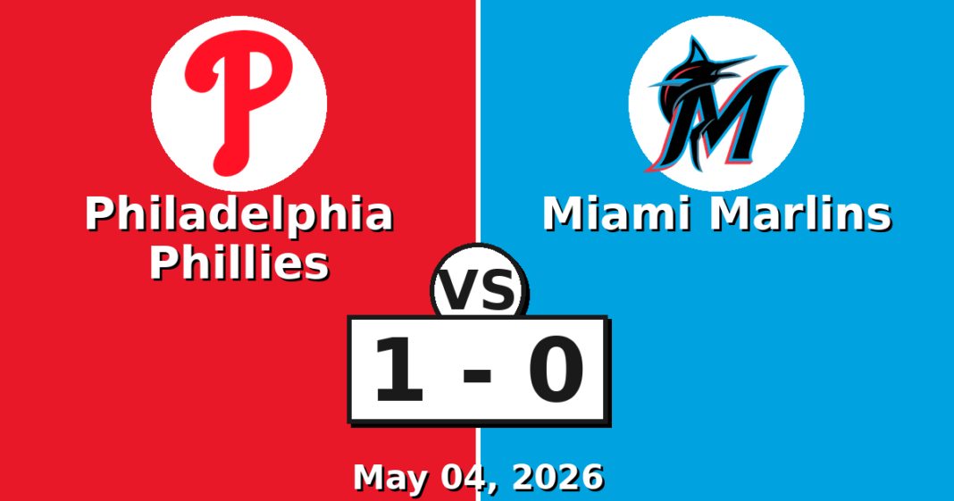 Philadelphia Phillies vs Miami Marlins Match Player Stats
