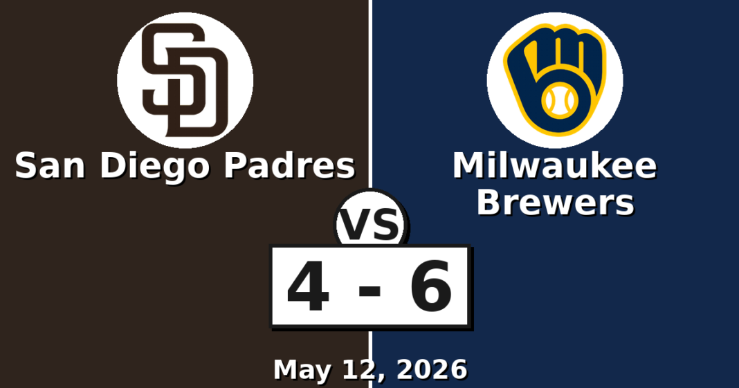 San Diego Padres vs Milwaukee Brewers Match Player Stats