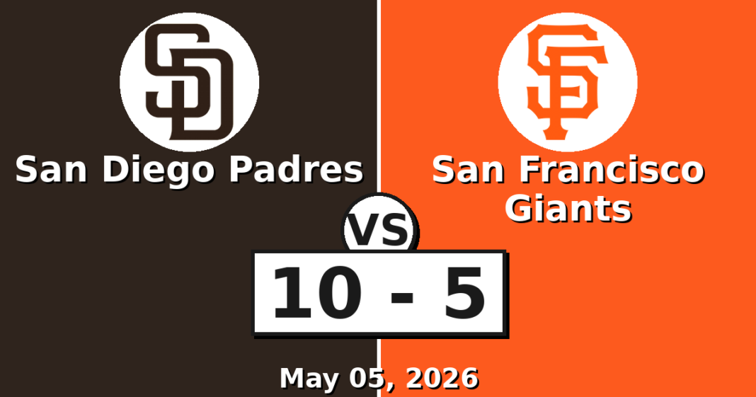 San Diego Padres vs San Francisco Giants Match Player Stats