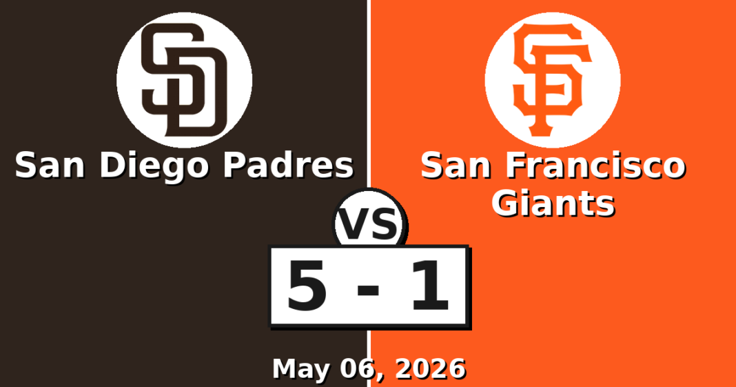 San Diego Padres vs San Francisco Giants Match Player Stats