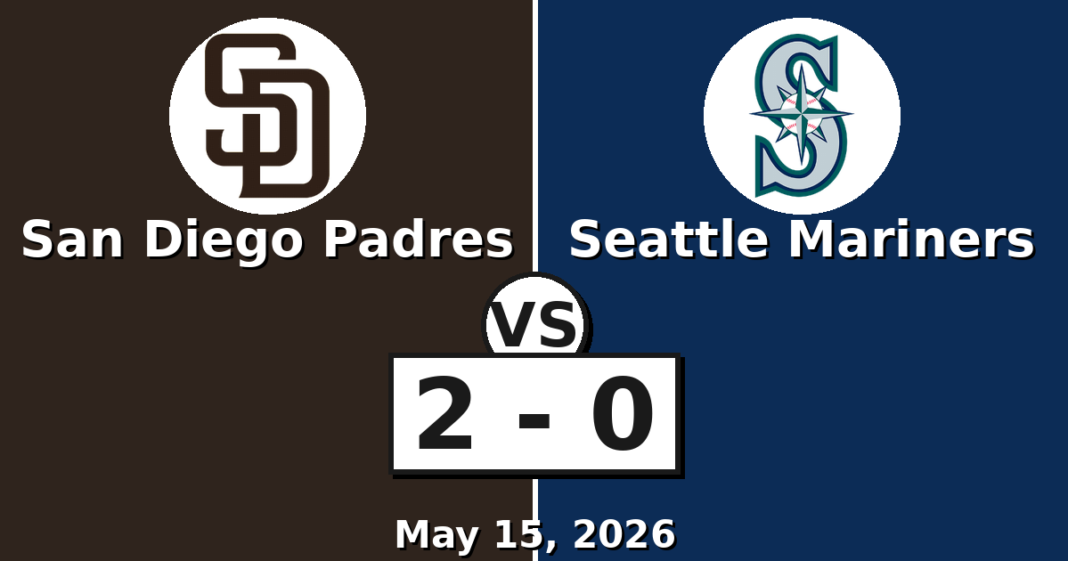 San Diego Padres vs Seattle Mariners Match Player Stats