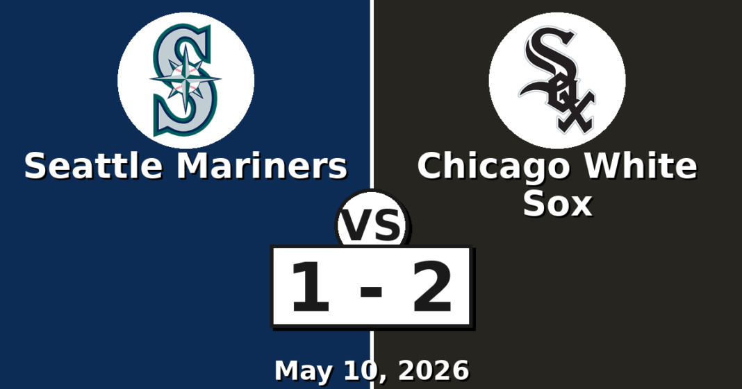 Seattle Mariners vs Chicago White Sox Match Player Stats (May 10, 2026) Seattle Mariners vs Chicago White Sox Match Player Stats