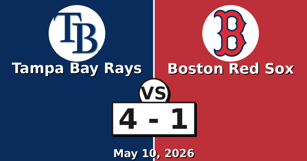 Tampa Bay Rays vs Boston Red Sox Match Player Stats