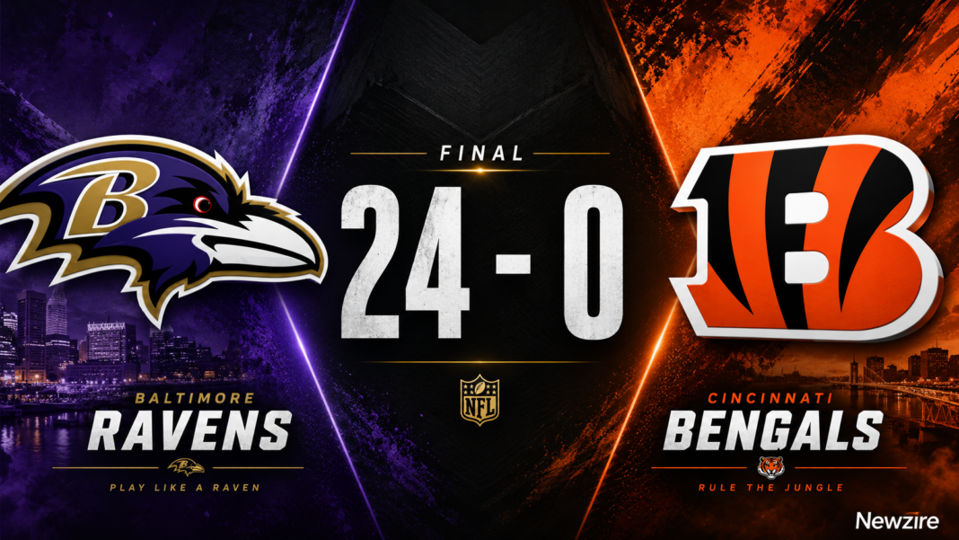 Baltimore Ravens vs Cincinnati Bengals Match Player Stats