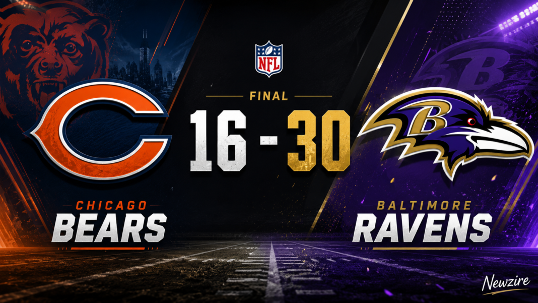 Chicago Bears vs Baltimore Ravens Match Player Stats