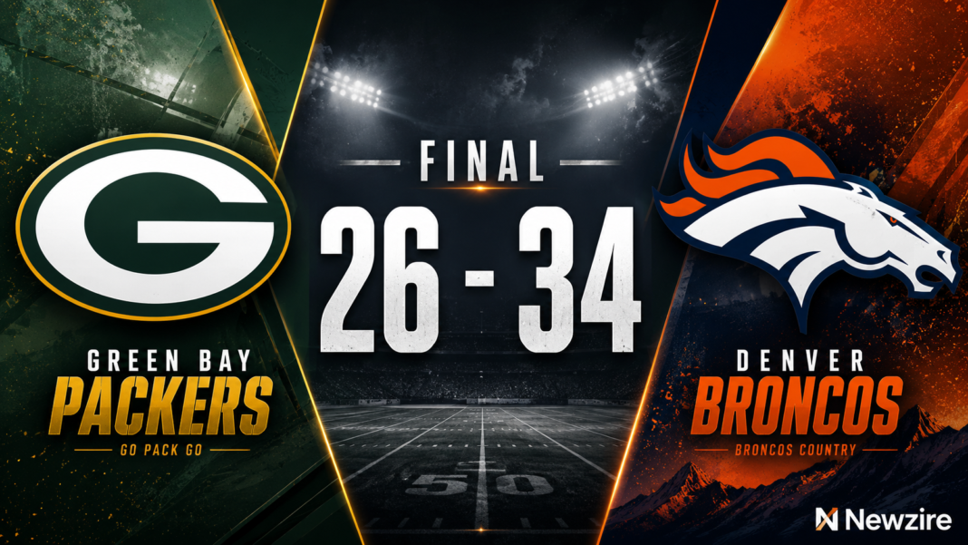 Green Bay Packers vs Denver Broncos Match Player Stats