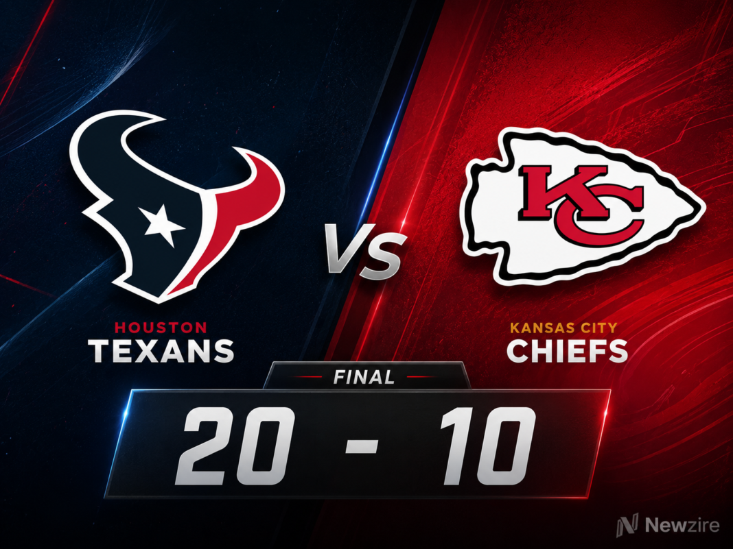 Houston Texans vs Kansas City Chiefs Match Player Stats