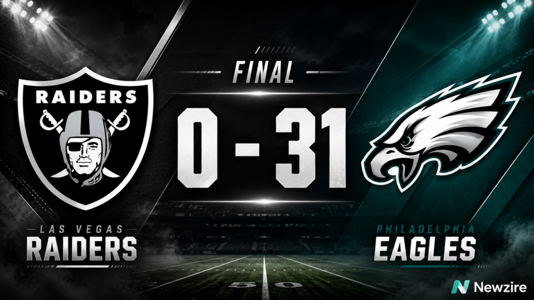 Las Vegas Raiders vs Philadelphia Eagles Match Player Stats