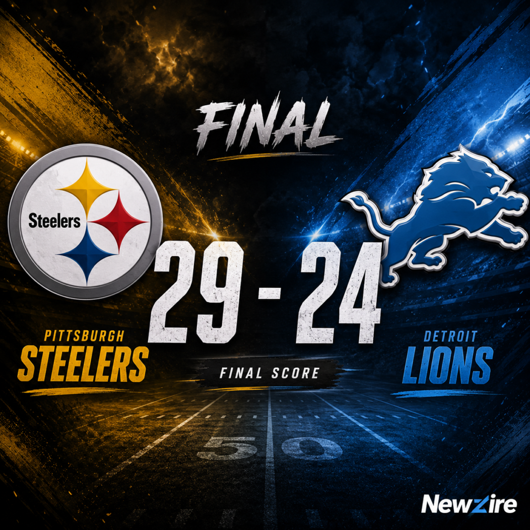 Pittsburgh Steelers vs Detroit Lions Match Player Stats (Dec 21, 2025) Pittsburgh Steelers vs Detroit Lions Match Player Stats