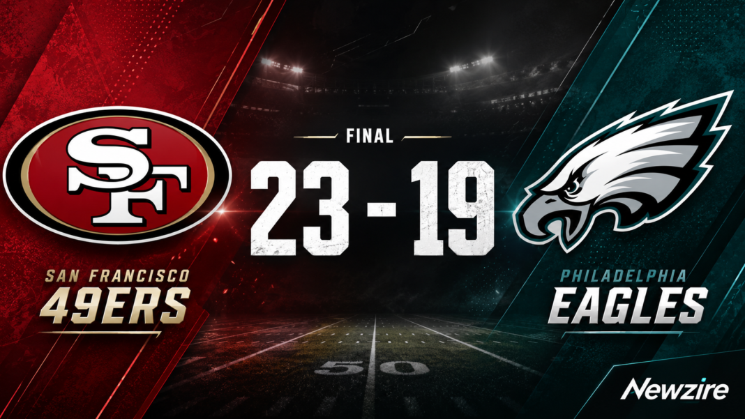 San Francisco 49ers vs Philadelphia Eagles Match Player Stats