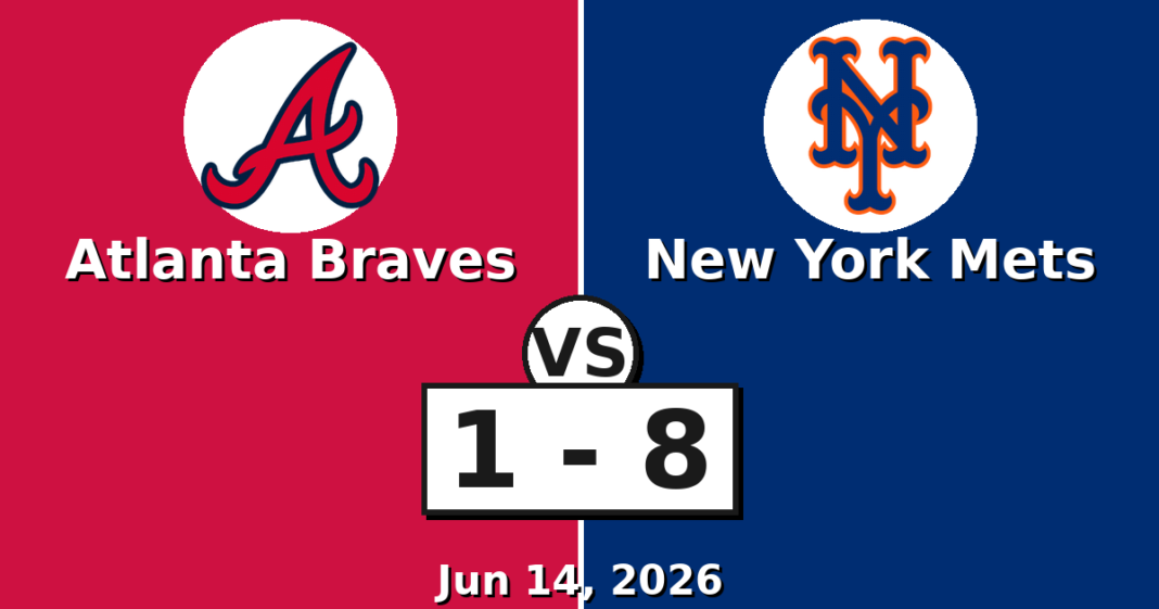 Atlanta Braves vs New York Mets Match Player Stats