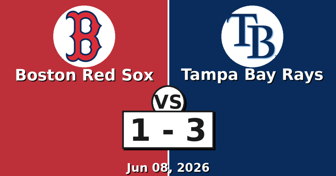 Boston Red Sox vs Tampa Bay Rays Match Player Stats