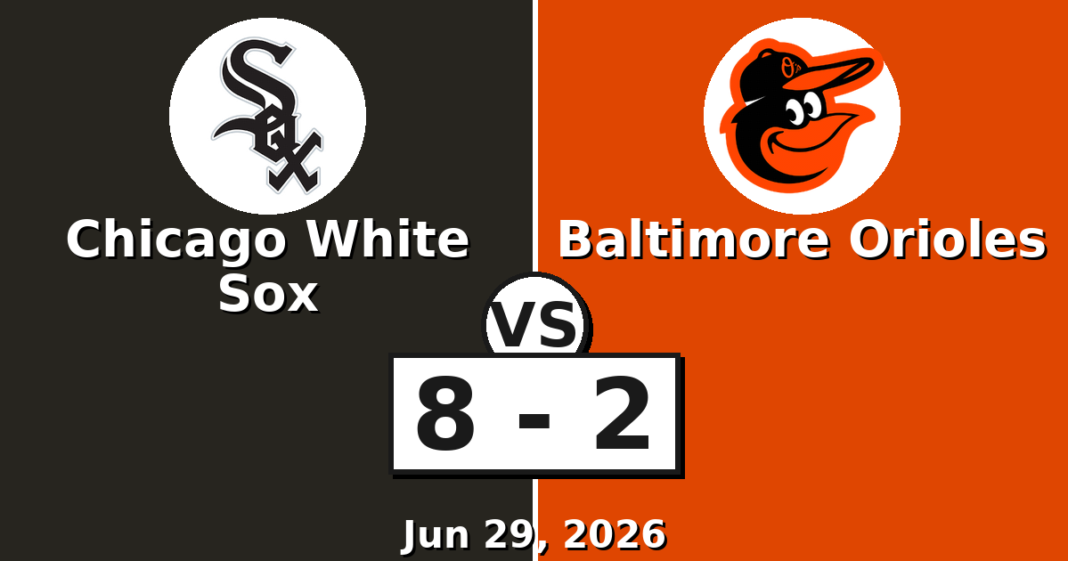 Chicago White Sox vs Baltimore Orioles Match Player Stats
