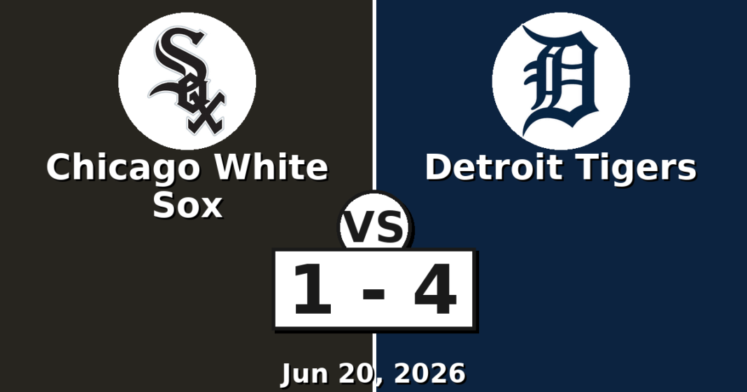 Chicago White Sox vs Detroit Tigers Match Player Stats