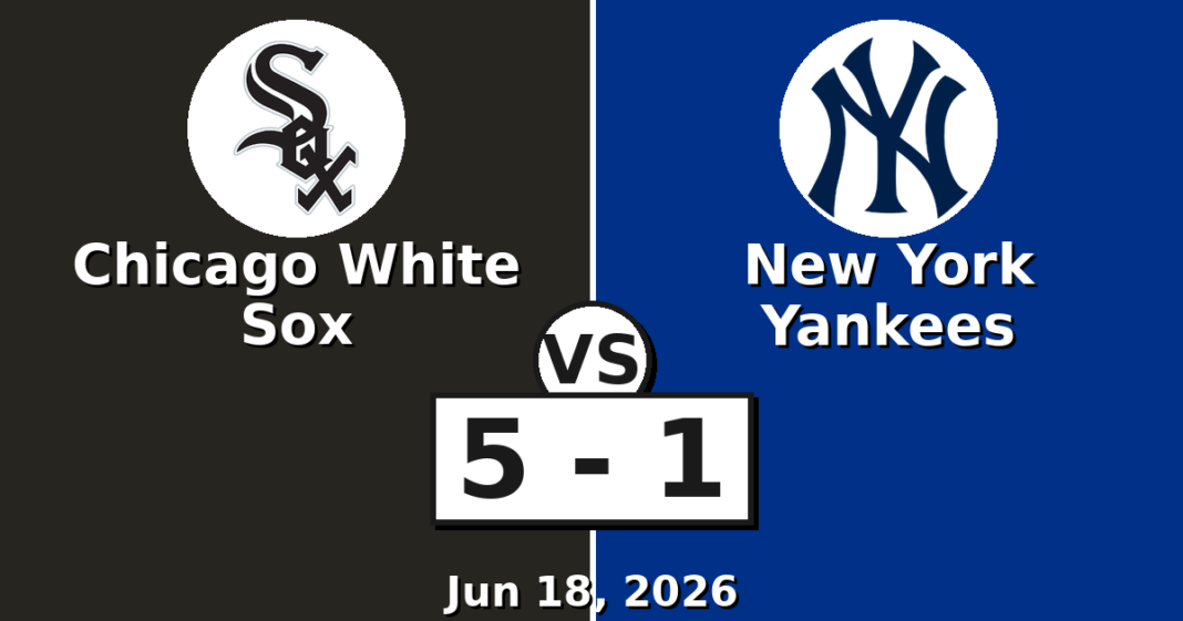 Chicago White Sox vs New York Yankees Match Player Stats