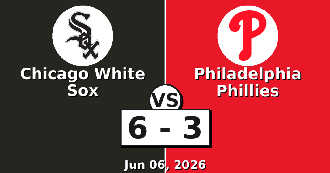 Chicago White Sox vs Philadelphia Phillies Match Player Stats