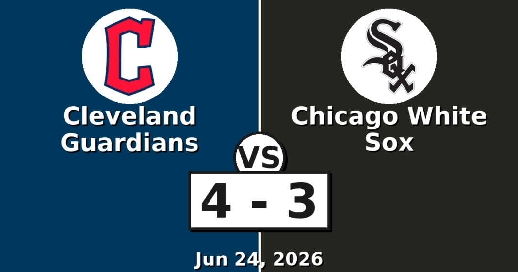 Cleveland Guardians vs Chicago White Sox Match Player Stats