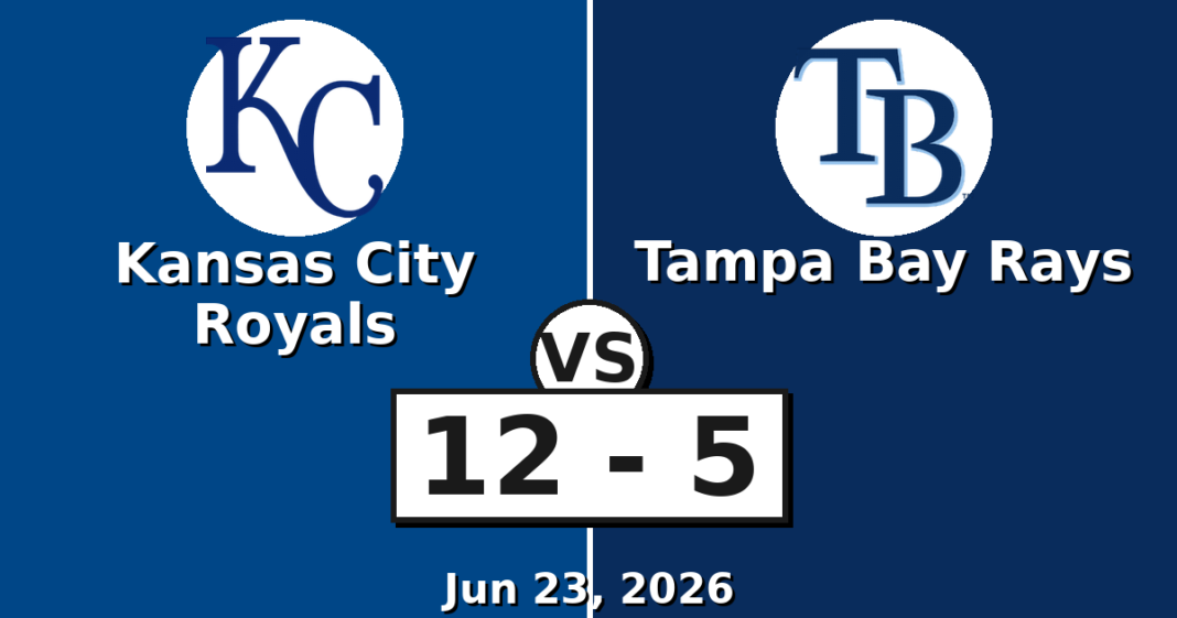 Kansas City Royals vs Tampa Bay Rays Match Player Stats