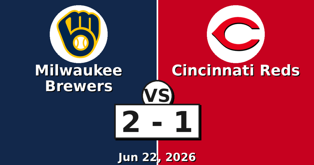 Milwaukee Brewers vs Cincinnati Reds Match Player Stats