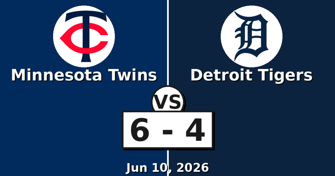 Minnesota Twins vs Detroit Tigers Match Player Stats