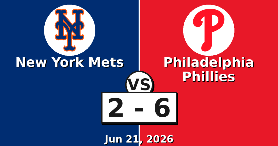 New York Mets vs Philadelphia Phillies Match Player Stats