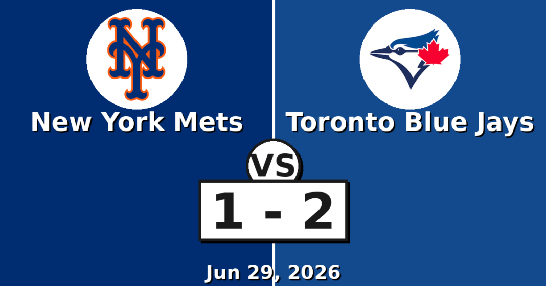 New York Mets vs Toronto Blue Jays Match Player Stats