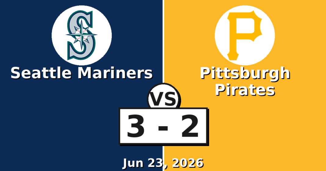 Seattle Mariners vs Pittsburgh Pirates Match Player Stats