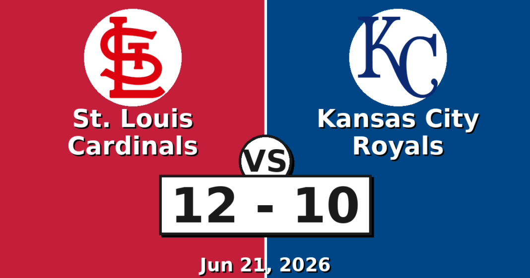 St. Louis Cardinals vs Kansas City Royals Match Player Stats