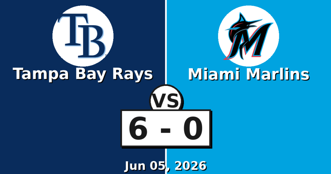 Tampa Bay Rays vs Miami Marlins Match Player Stats