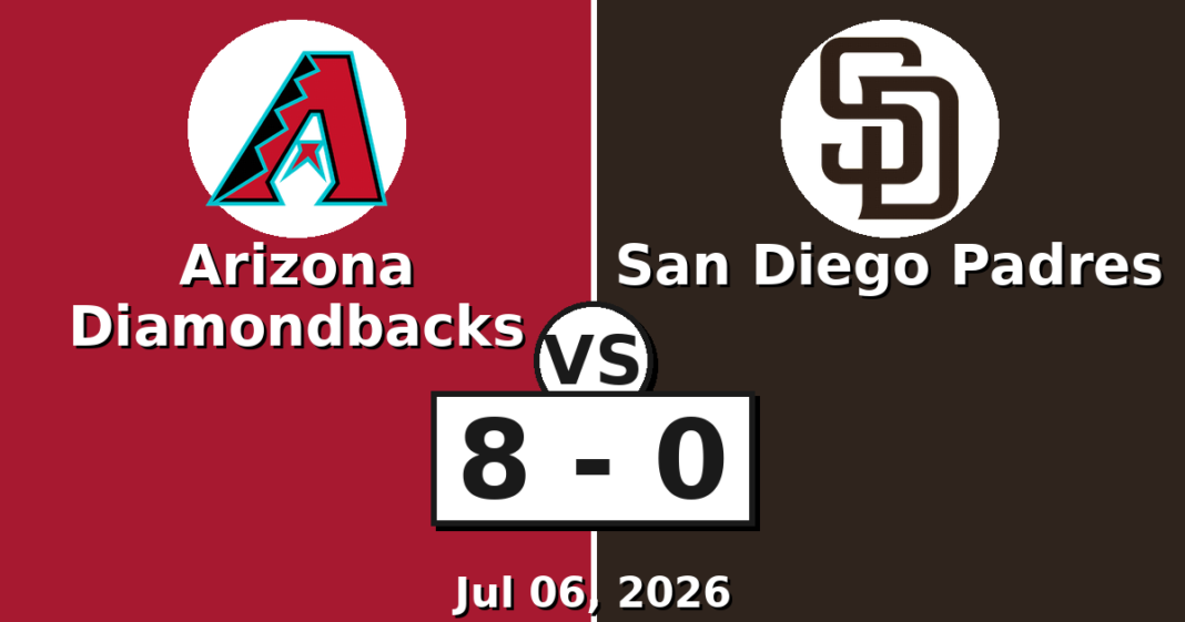 Arizona Diamondbacks vs San Diego Padres Match Player Stats